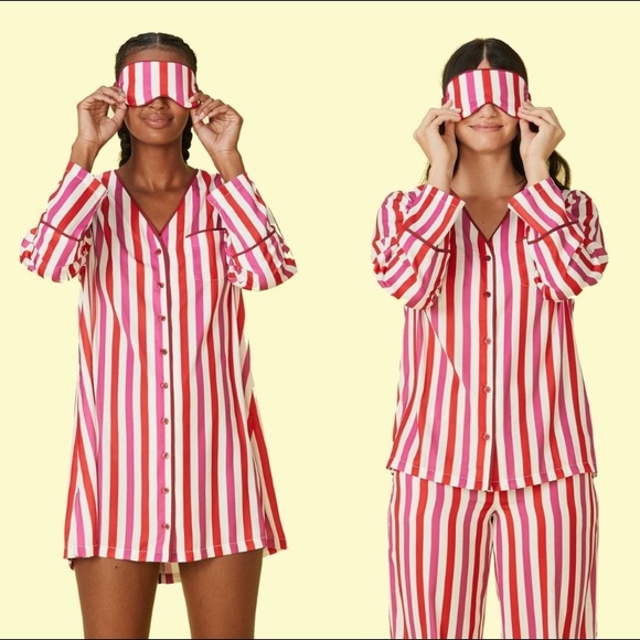 Summersalt Cloud 9 Silky PJ Dress Pajama - Picture 1 of 11